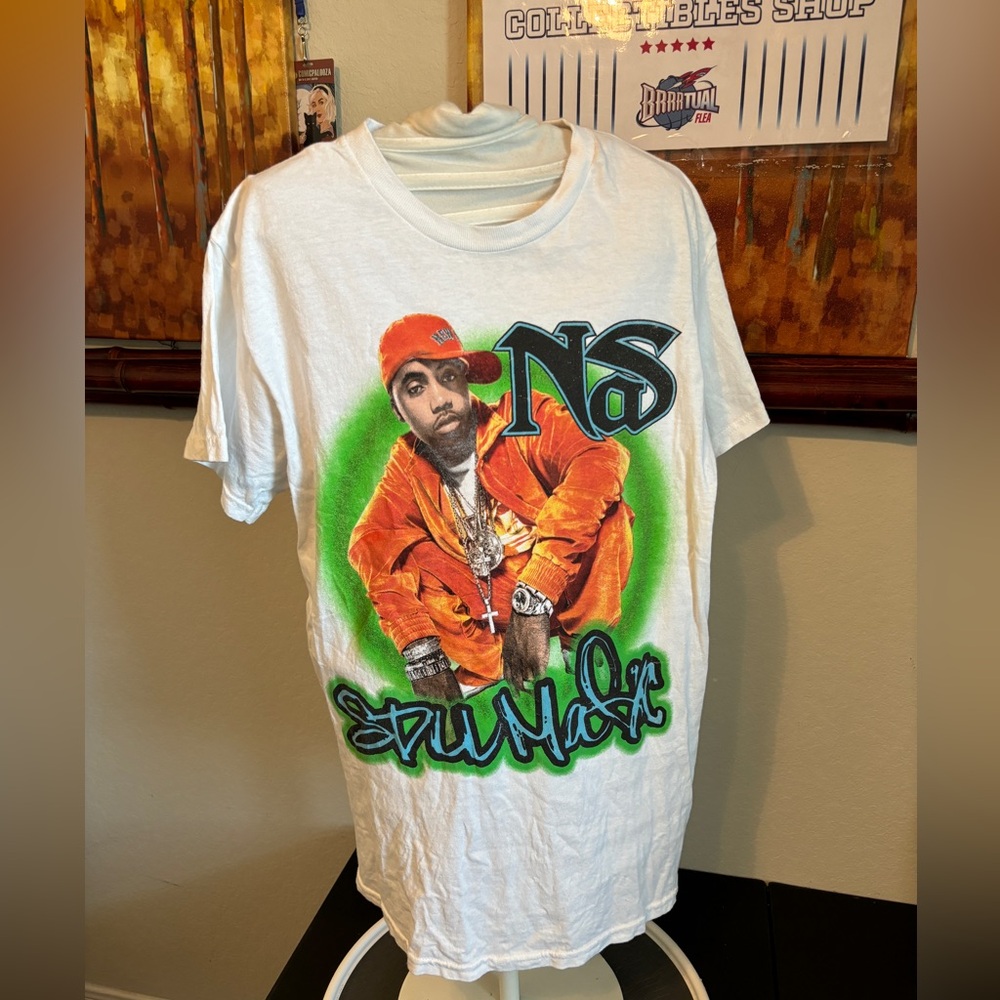 NAS rock band T-shirt🎶🤳 hip-hop